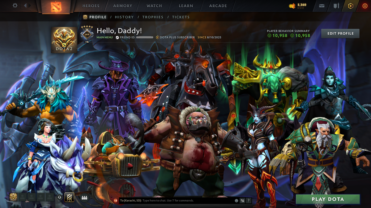 Guardian V | MMR 1388 | Behavior 10958 | Fast Queue | Many items inside | Full Access