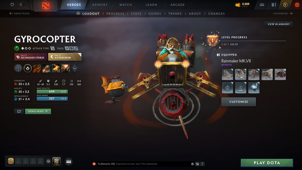 Guardian V | MMR 1388 | Behavior 10958 | Fast Queue | Many items inside | Full Access