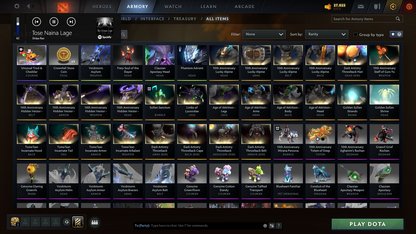 Archon II | MMR: 2476 - Behavior: 11594 | Battlepass: Nemestice, TI11 | Arcanas: Spectre, Faceless Void, Razor, Lina | Personas: Dark Artistry Invoker, DK, PA, CM, Mirana | Many Cache Sets & Items Inside | Full Access