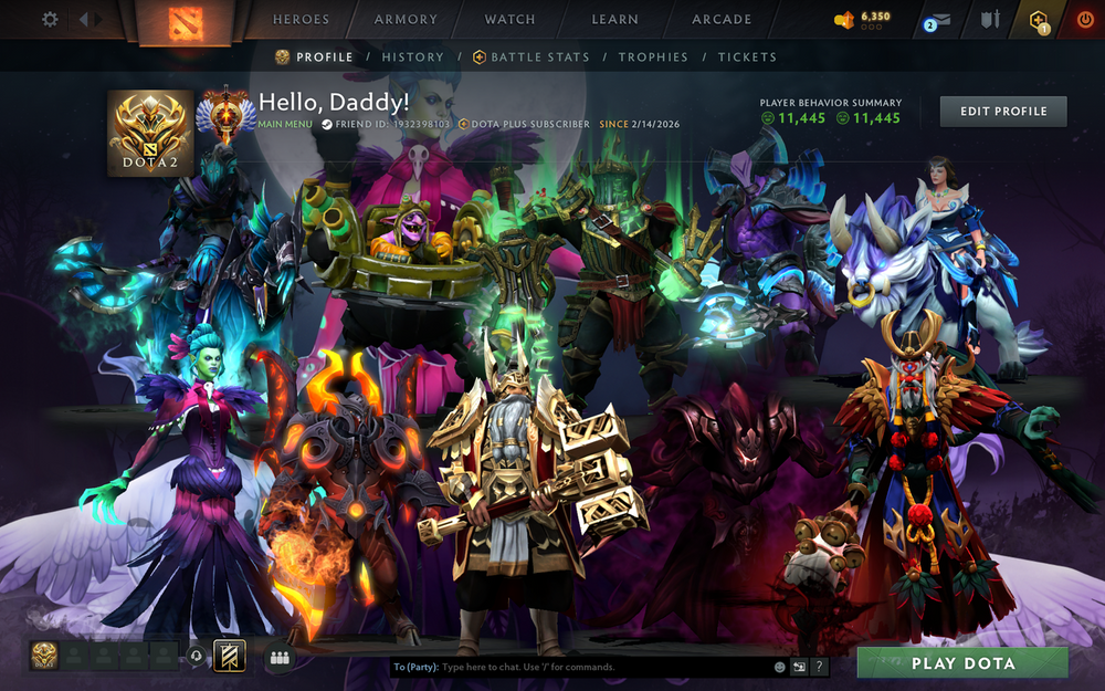 Immortal | MMR: 5519 | Behavior: 11445 | Decent Items Inside | Full Access | Very Fast Queue | Calibrated
