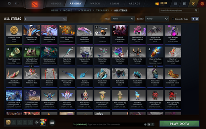 Legend IV | MMR 3619 | Behavior 10035 | x21 MMR DD TOKENS | Fully Stacked with Exclusive Sets | Trophy Level: 120 | Quick Find Match | Some Items Inside | Full Access