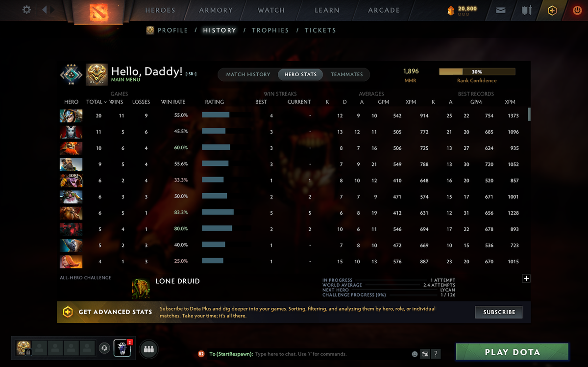 Crusader III | MMR 1896 | Behavior 7491 | Trophy Level: 65 | Quick Find Match | Some Items Inside | Full Access