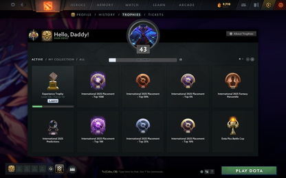Legend II | MMR 3048 | Behavior 10504 | Zeus Arcana | Fully Stacked with Immortals and Exclusive Sets | Mainpool | Trophy Level: 136 | Full Access