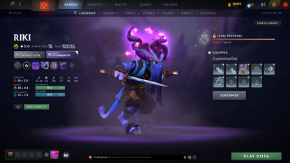 Immortal | MMR: 6726 - Behavior: 12000 | 4 Arcanas: Juggernaut, Phantom Assassin, Ogre, Techies | Many Cache Sets Inside | Many Immortals | Full Access | Mainpool | Trophy Level: 90+