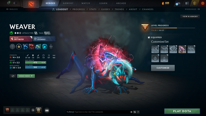 Immortal | MMR: 5842 - Behavior Score: 8395 | 4 Arcanas: Windranger, Lina, Legion, Juggernaut | Many Immortals Inside | Mainpool | Full Access | Trophy Level: 53