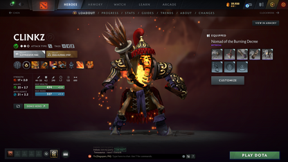 Crusader V | MMR: 2214 - Behavior Score: 8681 | Phantom Assassin Arcana | Templar Assassin and Broodmother Immortal | Full Access | Mainpool | Trophy Level: 63