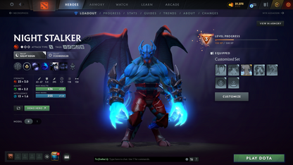 Ancient II | MMR: 3986 - Behavior: 10454 | Mainpool | 2K Hours | Night Stalker Immortal | LC Set | Quick Que Match | Quick Delivery