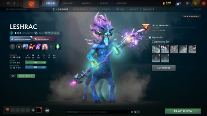 Crusader II | MMR: 1679 - Behavior: 10282 | 3 Arcanas: PA, MK, LC | Many Immortals and Full sets | Mainpool | Instant Delivery!