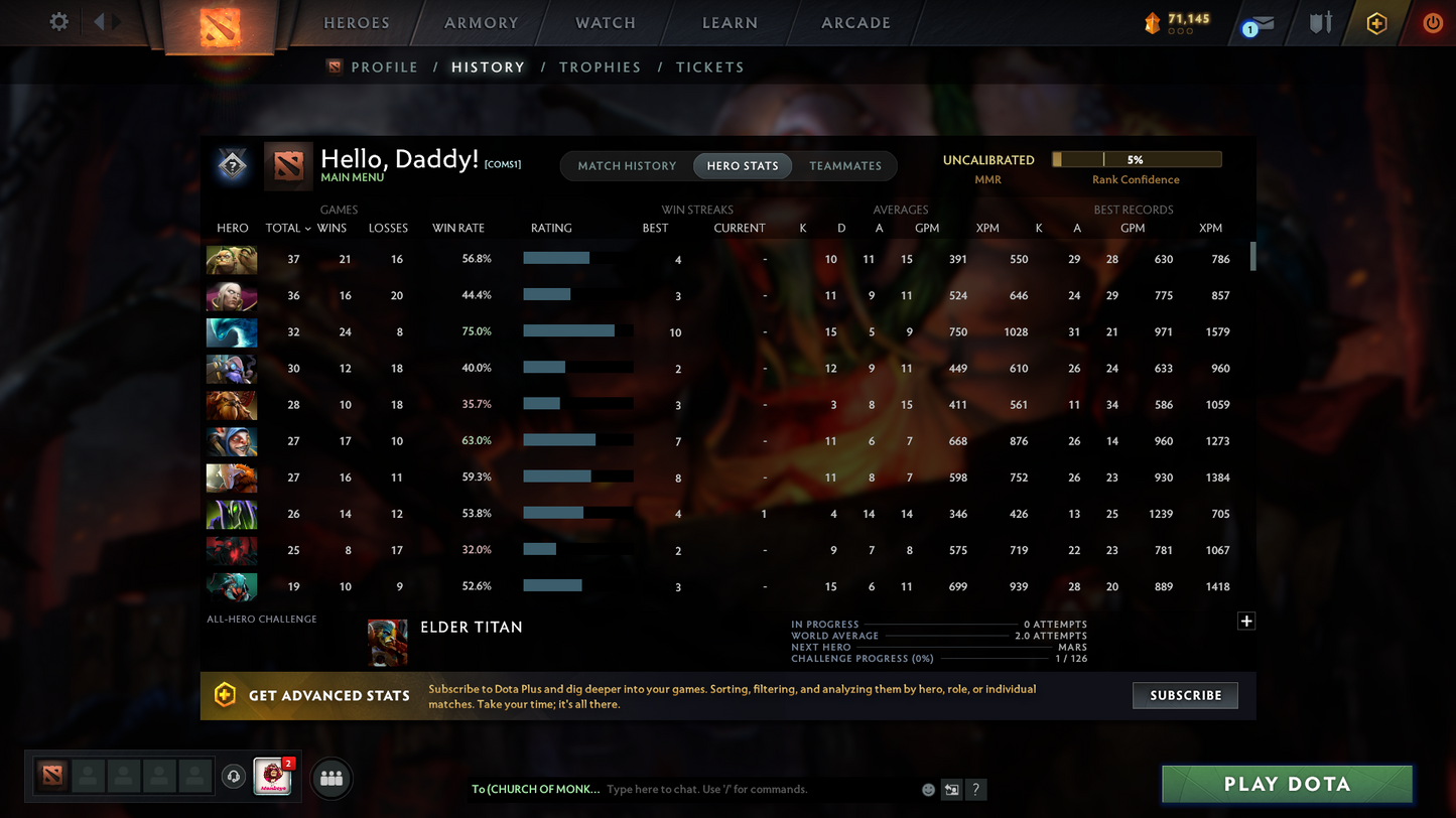 Ancient III | MMR: 4131 | Behavior Score: 10521 | 2 Arcanas: Juggernaut & Shadow Fiend | Many Immortals | Mainpool Account |