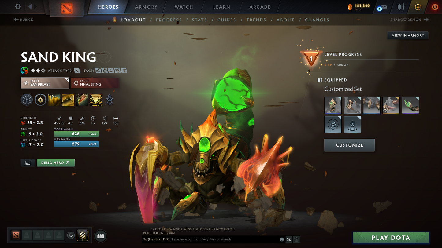 Ancient V | MMR: 4486 | Behavior Score: 11176 | Crystal Maiden Arcana | 400 Hours | Some Immortals Inside | Many Sets | High Summary Account