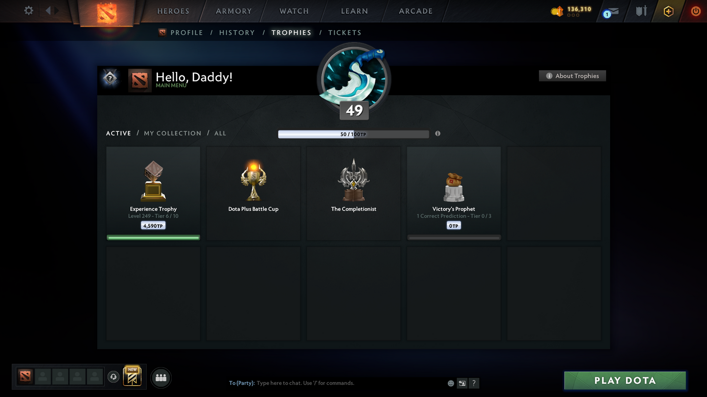 Crusader III | MMR: 1805 | Behavior Score: 12000 | Phantom Assassin Arcana | Mainpool Account | 2K+ Hours | 10th Anniversary |