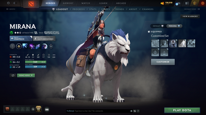 Crusader III | MMR: 1805 | Behavior Score: 12000 | Phantom Assassin Arcana | Mainpool Account | 2K+ Hours | 10th Anniversary |