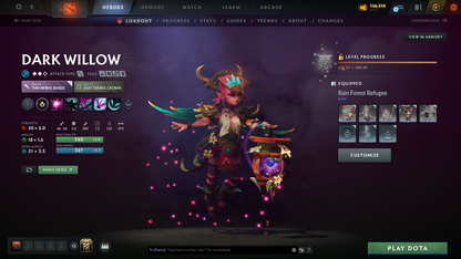 Crusader III | MMR: 1805 | Behavior Score: 12000 | Phantom Assassin Arcana | Mainpool Account | 2K+ Hours | 10th Anniversary |