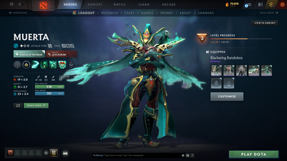 Archon V | MMR: 2885 | 3 Arcanas: Shadowfiend, Legion, Rubick | Meurta Cache | Mainpool 3000+ Hours | Many Immortals | Creep Skin