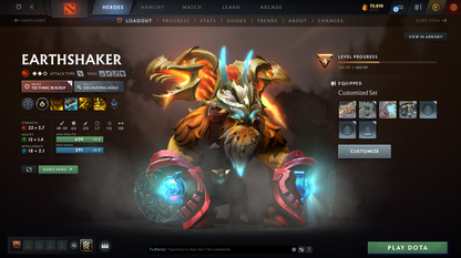 Archon V | MMR: 2885 | 3 Arcanas: Shadowfiend, Legion, Rubick | Meurta Cache | Mainpool 3000+ Hours | Many Immortals | Creep Skin