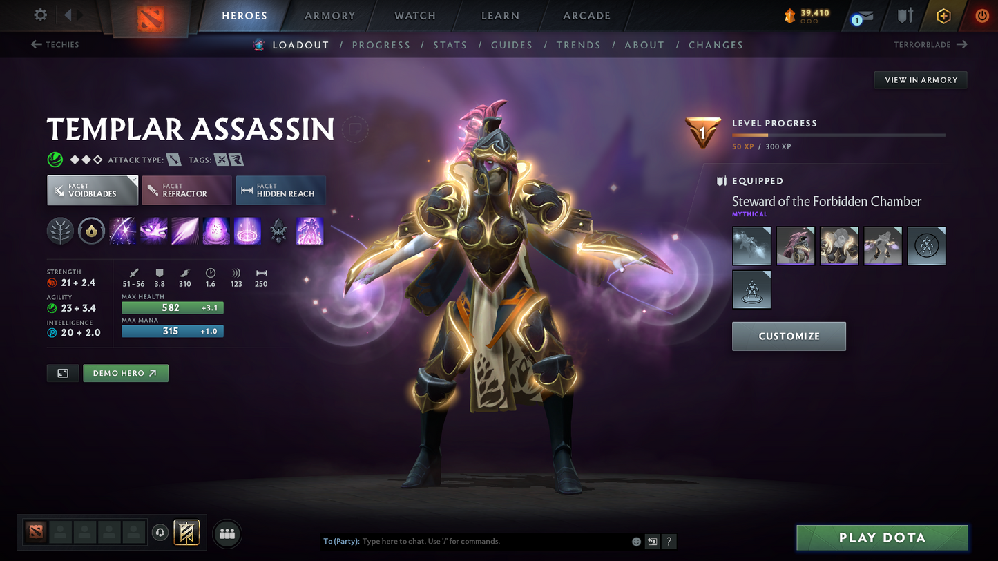 Guardian II | MMR: 1070 | Behavior Score: 8787 | Juggernaut Arcana | Mainpool | Many Immortals | Lifestealer Golden Immortals |