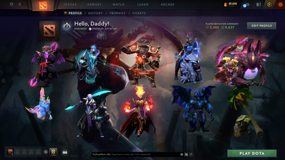 AncientI | MMR: 3857 | Behavior Score: 9657 | Communication: 5486 | 2 Arcanas: Lina & Jugger | Many Immortals And Caches Inside