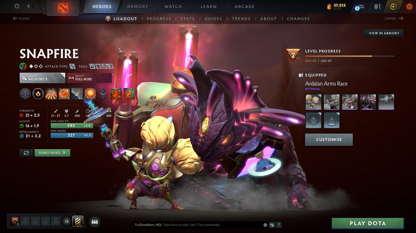 AncientI | MMR: 3857 | Behavior Score: 9657 | Communication: 5486 | 2 Arcanas: Lina & Jugger | Many Immortals And Caches Inside