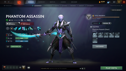 AncientI | MMR: 3857 | Behavior Score: 9657 | Communication: 5486 | 2 Arcanas: Lina & Jugger | Many Immortals And Caches Inside