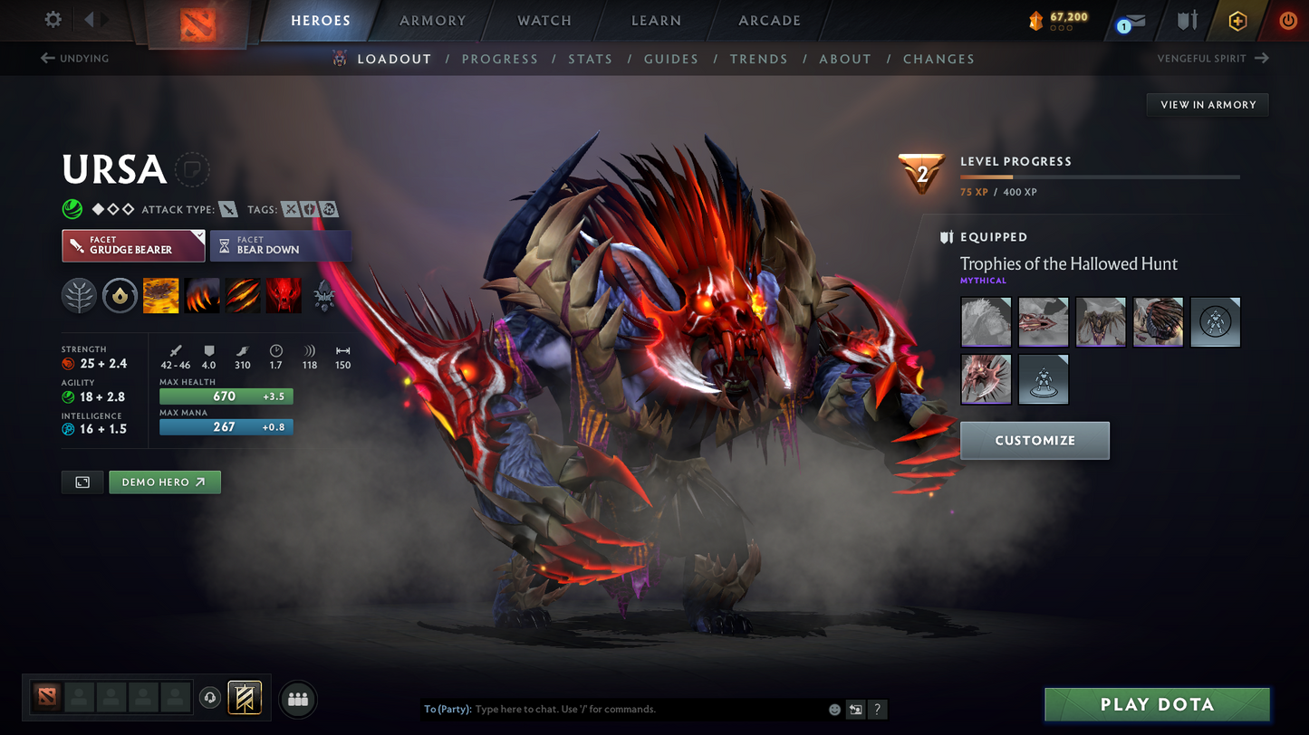 Legend V | MMR: 3722 | Behavior Score: 10888 | Many Items Inside | Juggernaut Golden Sword | Ursa Cache Set | Mirana Persona !