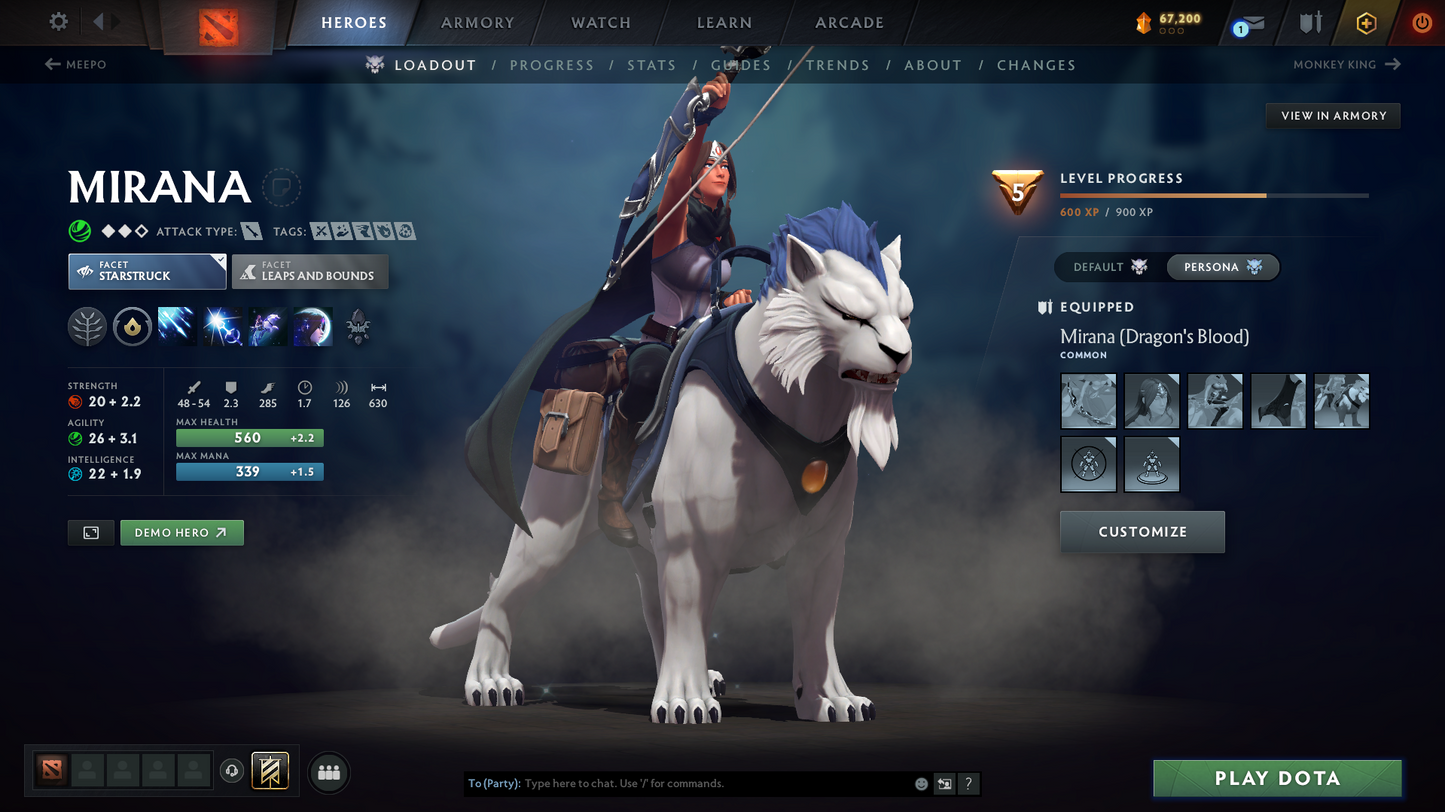 Legend V | MMR: 3722 | Behavior Score: 10888 | Many Items Inside | Juggernaut Golden Sword | Ursa Cache Set | Mirana Persona !