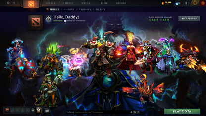 Legend IV | MMR: 3658 | Behavior Score: 8543 | 2 Arcanas: Lina & Juggernaut | Invoker Persona | Many Immortals Inside | Mainpool