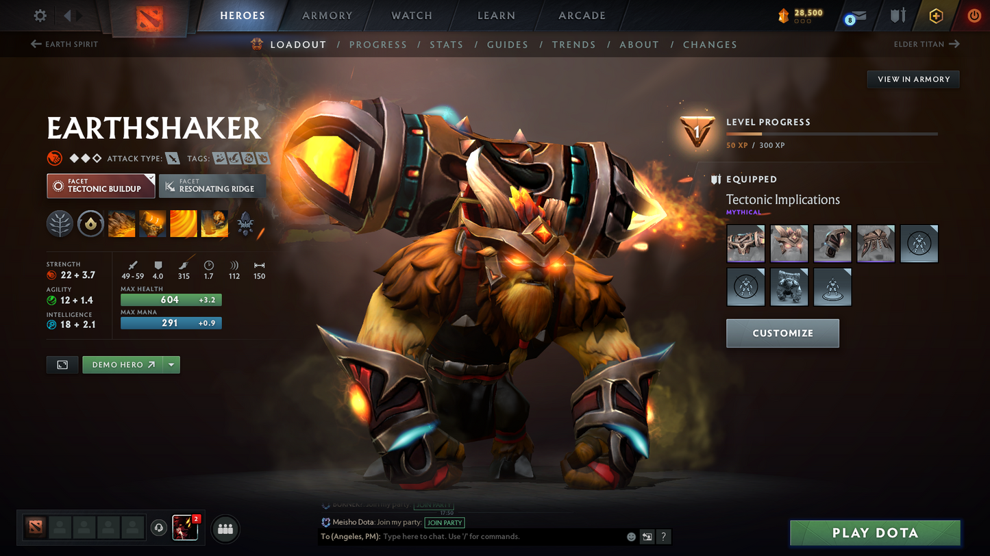 Ancient II Account – 3992 MMR High Behavior Score 9814 – Ranked Ready | 600 Hours | Hunter X Sets |  AM Persona |  Marci Cache |