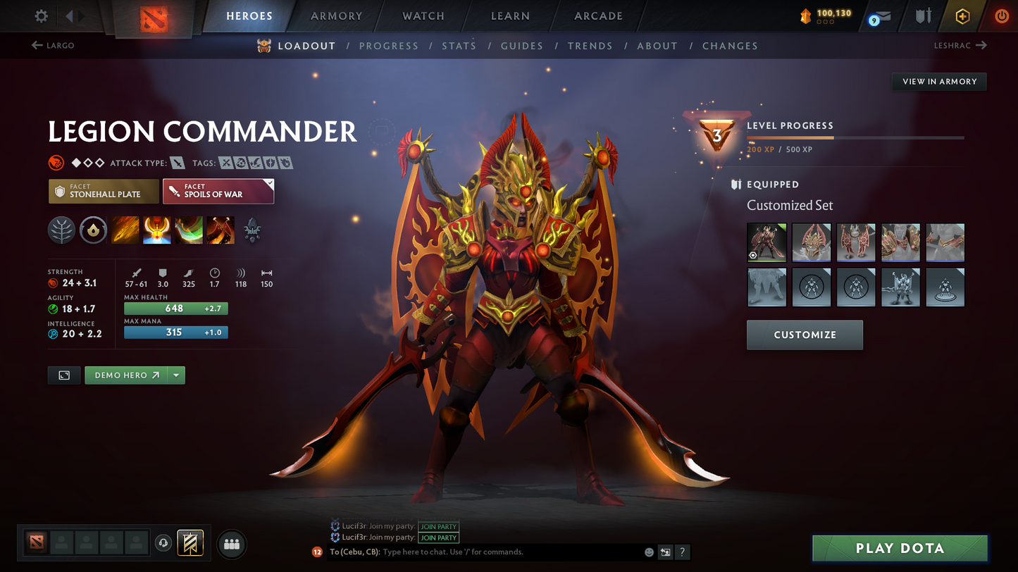 Divine V | MMR: 5561 - Behavior: 12000 | 2 Arcanas: LC and Pudge | Am Persona | Mainpool | Full Access | Items Inside | Quickest Que