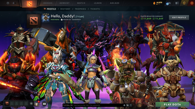 Guardian IV | MMR: 1146 - Behavior: 11849 | Trophy Level: 49 | Mainpool | Full Access | Hunter X Sets | Few Immortals | Quick Que