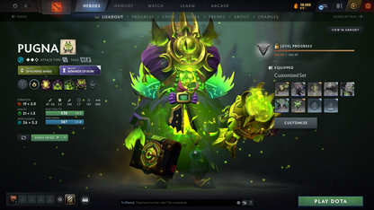 Guardian I | MMR: 713 - Behavior: 11963 | Terrorblade Arcana | Many Immortals Inside | High Behavior Score | Quick Que | Decent Sets | Full Access