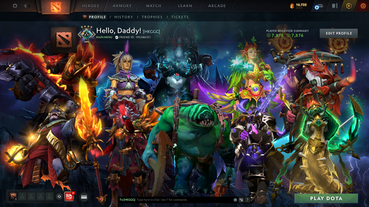 Crusader IV | MMR: 2080 | Behaviour Score: 7876 | Phantom Assassin Arcana | Many Immortals | Mainpool | 2874.6 Hours | Many Items | Full Access