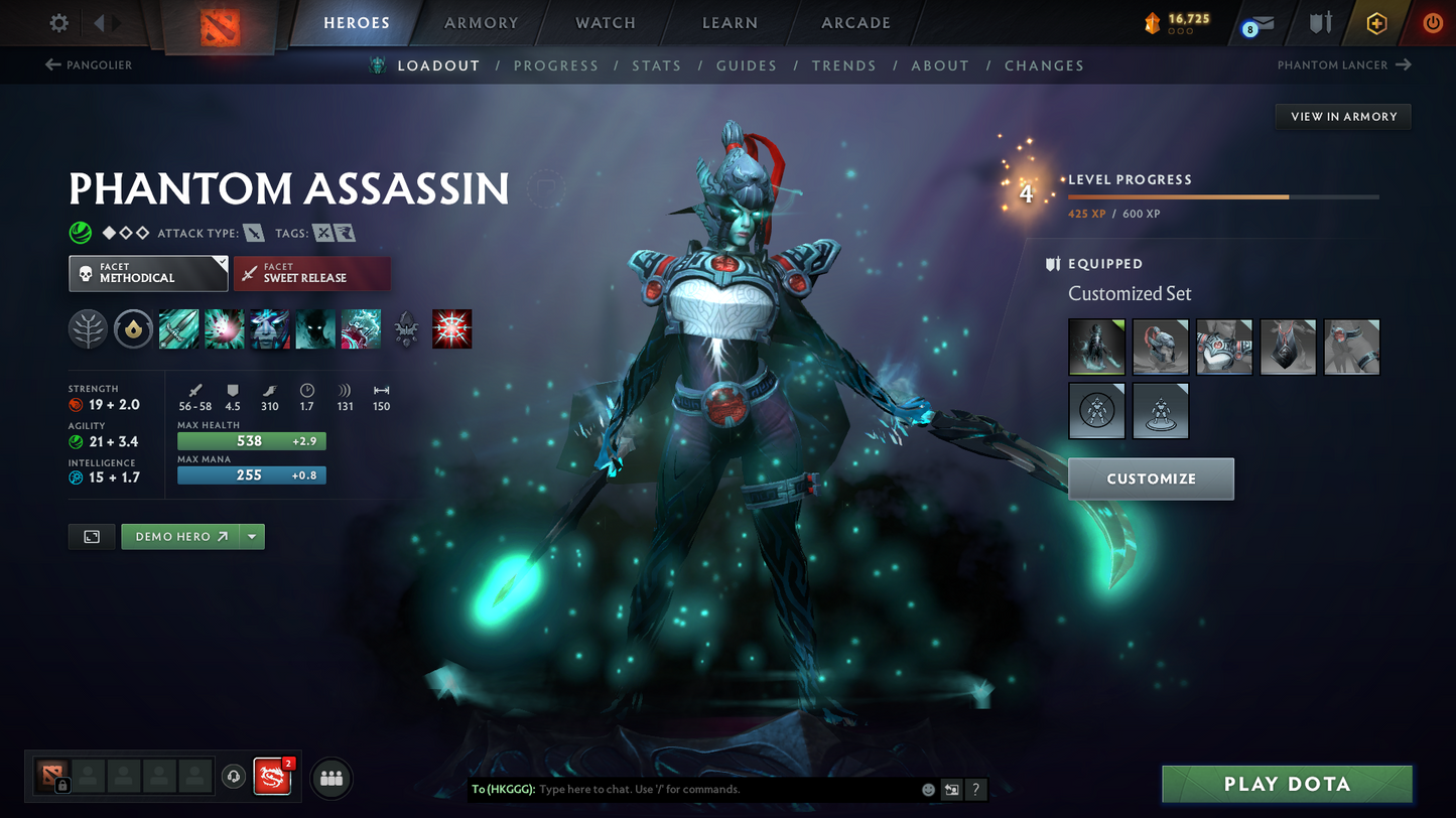 Crusader IV | MMR: 2080 | Behaviour Score: 7876 | Phantom Assassin Arcana | Many Immortals | Mainpool | 2874.6 Hours | Many Items | Full Access