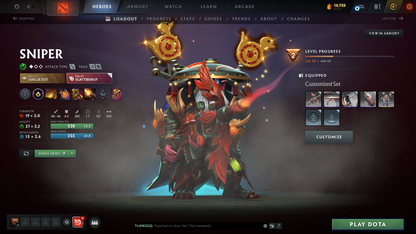 Crusader IV | MMR: 2080 | Behaviour Score: 7876 | Phantom Assassin Arcana | Many Immortals | Mainpool | 2874.6 Hours | Many Items | Full Access