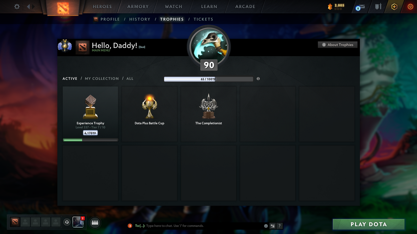 Divine II | MMR: 4788 | Behavior Score: 11892 | Mainpool Account | 3750 Hours | 2 Arcanas: Pa and Pudge | AM Persona | Full Access | Many Immortals