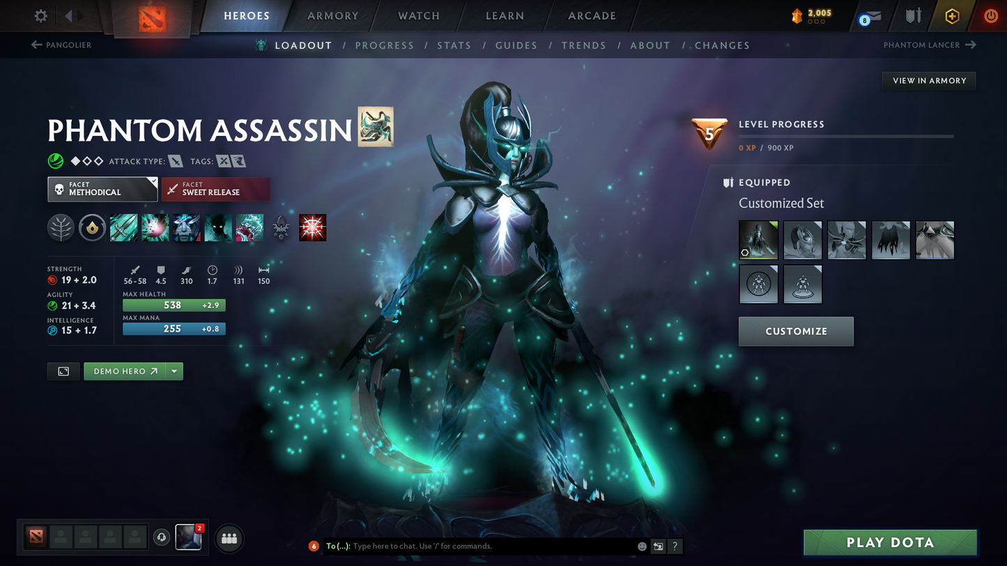 Divine II | MMR: 4788 | Behavior Score: 11892 | Mainpool Account | 3750 Hours | 2 Arcanas: Pa and Pudge | AM Persona | Full Access | Many Immortals