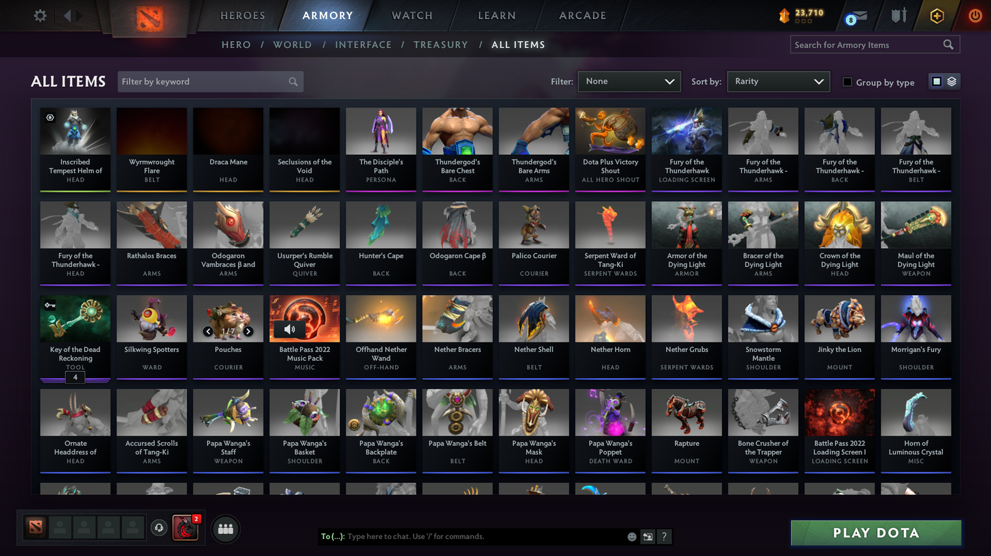 Archon II | Behavior Score; 9038 | Zeus Arcana | Anti-mage Persona | Mainpool Account | 430 Hours | Quick Que | Decent Sets | Some Immortals | Full Access