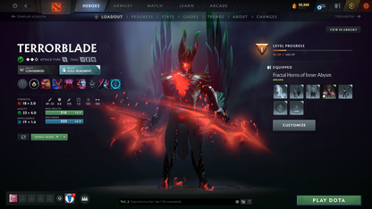Legend V | Behavior Score: 12000 | 5 Arcanas: Lina, CM, Ogre, TB, Zeus | Many Immortals | Am Persona | Mainpool | Trophy Level 50 | 1748.6 Hours | Full Access