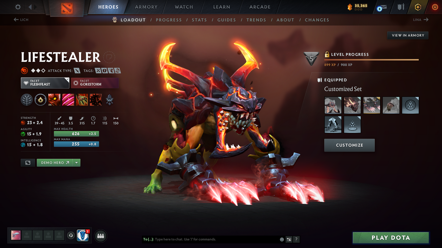 Legend V | Behavior Score: 12000 | 5 Arcanas: Lina, CM, Ogre, TB, Zeus | Many Immortals | Am Persona | Mainpool | Trophy Level 50 | 1748.6 Hours | Full Access