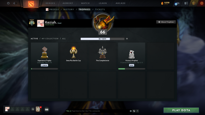 TI11 Prestiges | Archon V | Behavior Score: 8292 | 3 Arcanas: Pudge, Zeus, Pa | 4 Personas: Pa, Am, Cm, Pb | Mainpool | Quick Que | Full Access