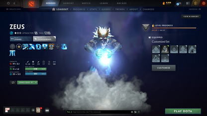 TI11 Prestiges | Archon V | Behavior Score: 8292 | 3 Arcanas: Pudge, Zeus, Pa | 4 Personas: Pa, Am, Cm, Pb | Mainpool | Quick Que | Full Access