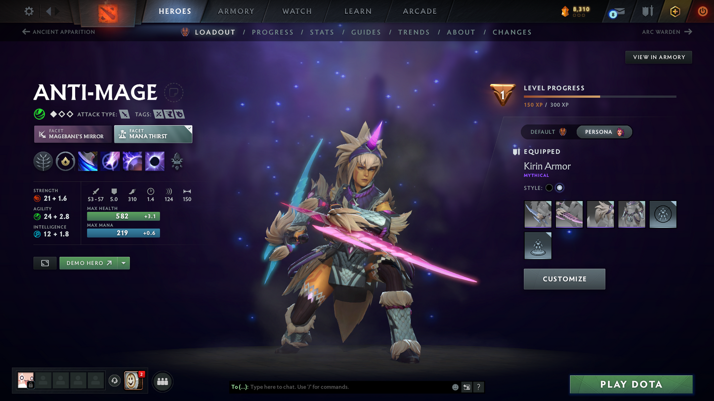 TI11 Prestiges | Archon V | Behavior Score: 8292 | 3 Arcanas: Pudge, Zeus, Pa | 4 Personas: Pa, Am, Cm, Pb | Mainpool | Quick Que | Full Access