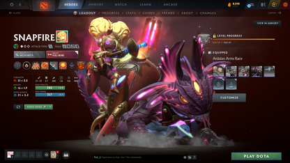 TI11 Prestiges | Archon V | Behavior Score: 8292 | 3 Arcanas: Pudge, Zeus, Pa | 4 Personas: Pa, Am, Cm, Pb | Mainpool | Quick Que | Full Access