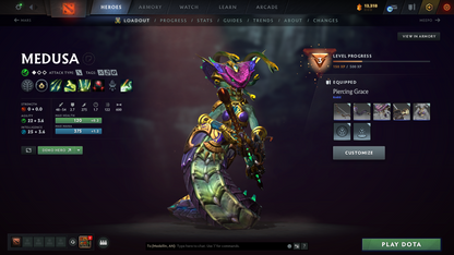 Guardian V | Behavior Score: 10052 | Antimage Persona | Quick Que | Decent Sets | 400+ Hours | High Trophy Level | Full Access | High Summary