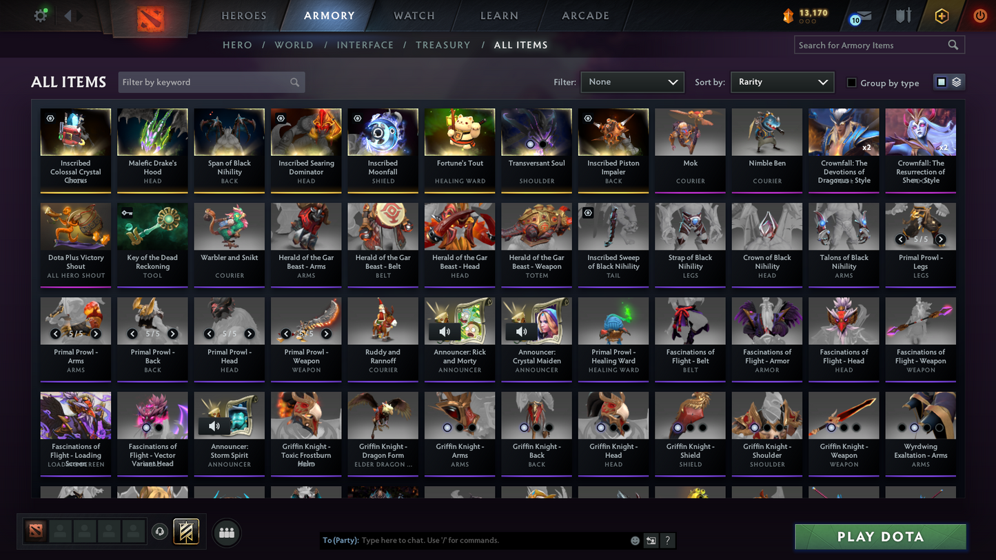 Guardian V | Behavior Score: 10761 | Many Immortals | Mainpool Account | Trophy Level 38 | Many Items Inside | Quick Que | Full Access