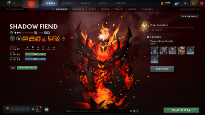 Legend V | Behavior Score: 9340 | 2 Arcanas: Sf and Jugg | Many Immortals | Mainpool | 42 Trophy Level | Fast Que | Full Access