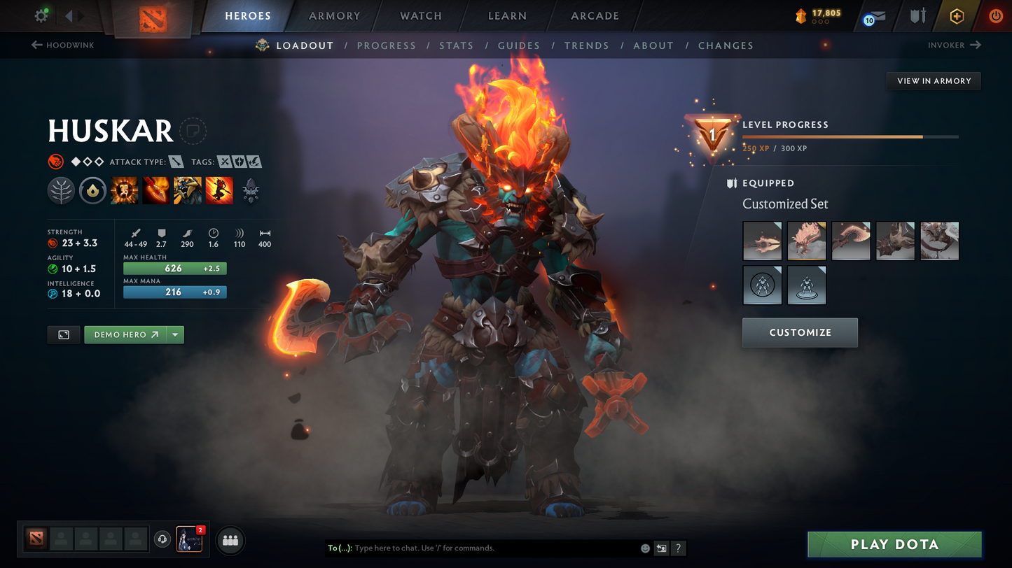 Legend V | Behavior Score: 9340 | 2 Arcanas: Sf and Jugg | Many Immortals | Mainpool | 42 Trophy Level | Fast Que | Full Access
