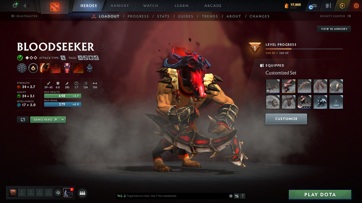 Legend V | Behavior Score: 9340 | 2 Arcanas: Sf and Jugg | Many Immortals | Mainpool | 42 Trophy Level | Fast Que | Full Access
