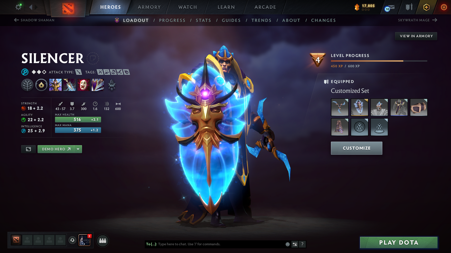 Legend V | Behavior Score: 9340 | 2 Arcanas: Sf and Jugg | Many Immortals | Mainpool | 42 Trophy Level | Fast Que | Full Access