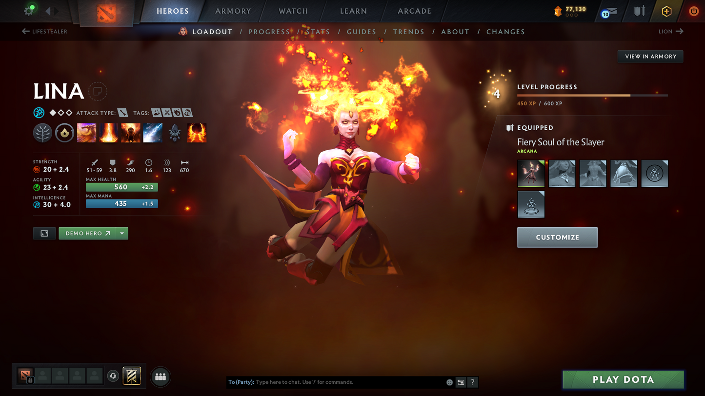 Herald IV | Behavior Score: 10778 | 2 Arcanas: Lina & CM | Pa and Mirana Persona | Many Immortals | Many Sets | Mainpool Account | Full Access | 1K Hours