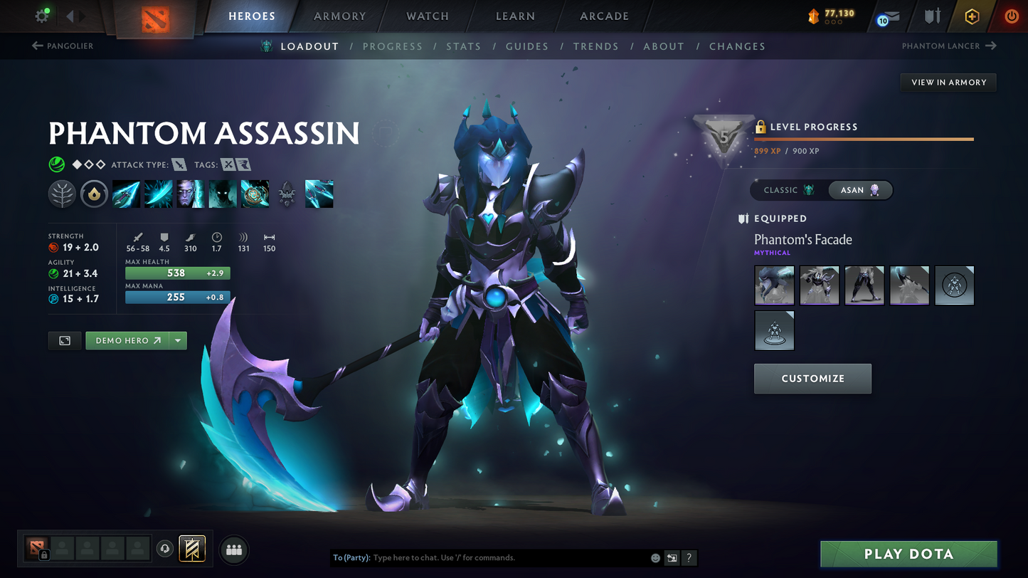 Herald IV | Behavior Score: 10778 | 2 Arcanas: Lina & CM | Pa and Mirana Persona | Many Immortals | Many Sets | Mainpool Account | Full Access | 1K Hours